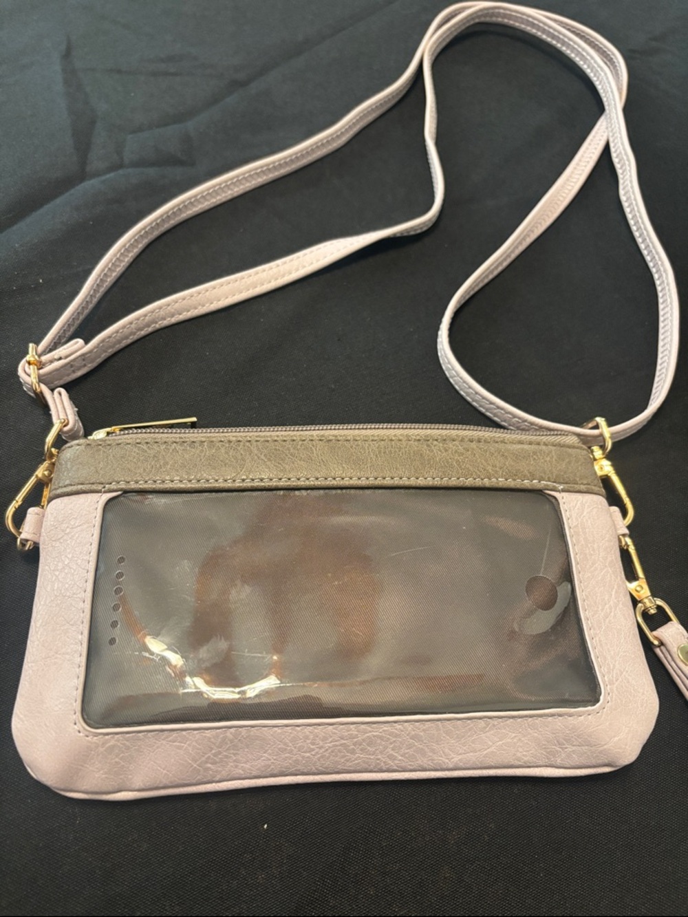 Save The Girls Clutch with Touch Phone Window Screen and Coin Purse - Picture 2 of 5